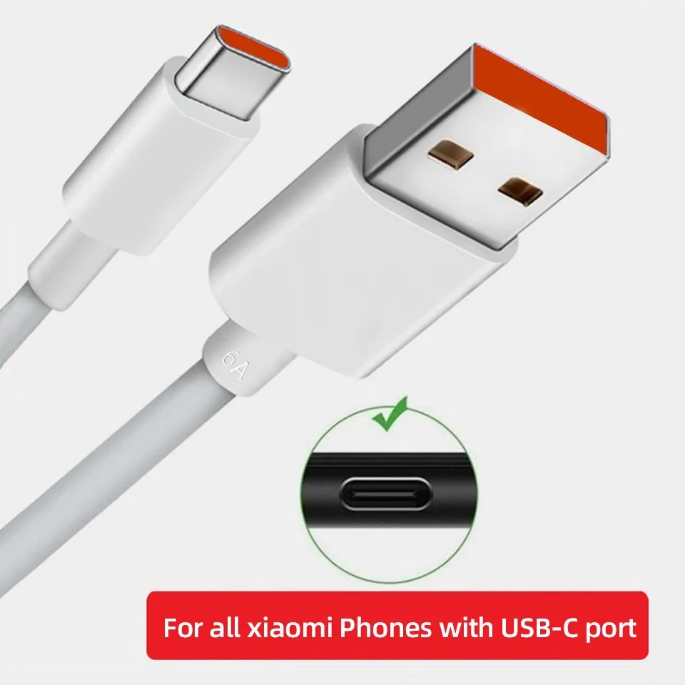 Cable Tipo C Carga Rapida Tipo Xiaomi 5A USB