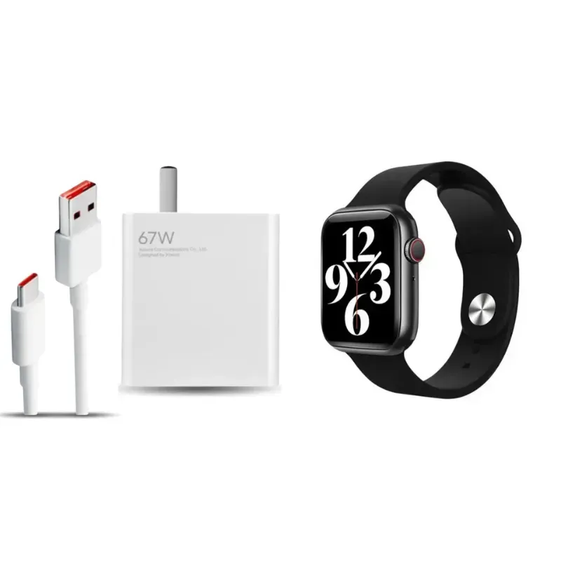 Smartwatch + Cargador Xiaomi 67W 1.1 Carga Rapida