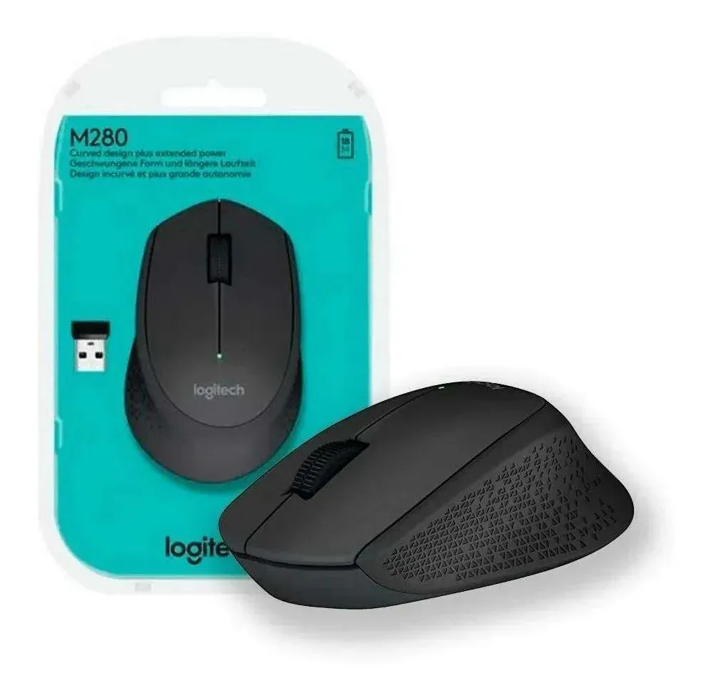 Mouse Logitech M280 Inalámbrico Negro