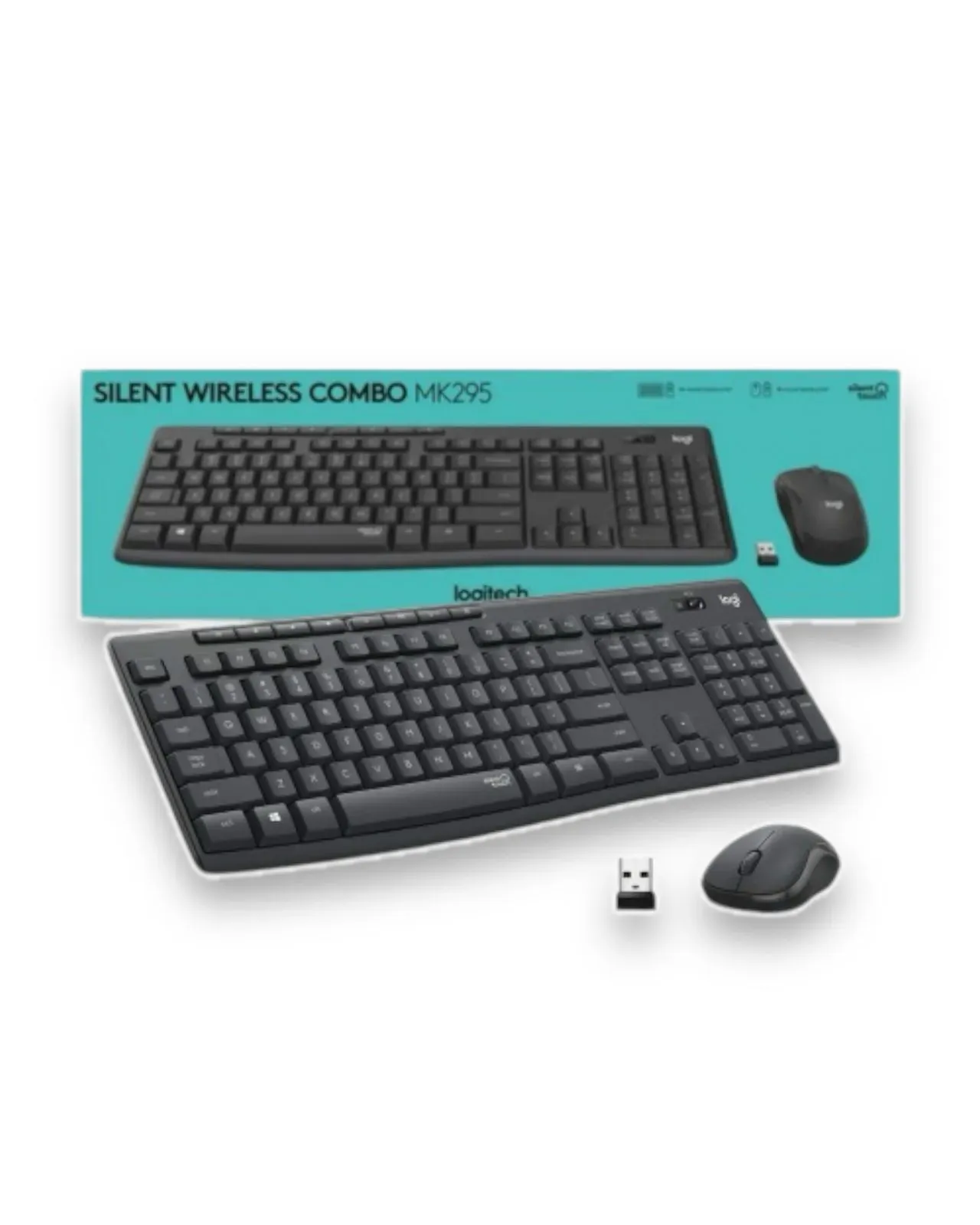 Combo Teclado Y Mouse Logitech Silent Mk295 Inalámbrico Español