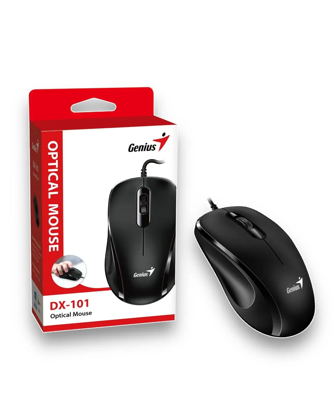 Mouse Óptico Genius Usb Dx-101