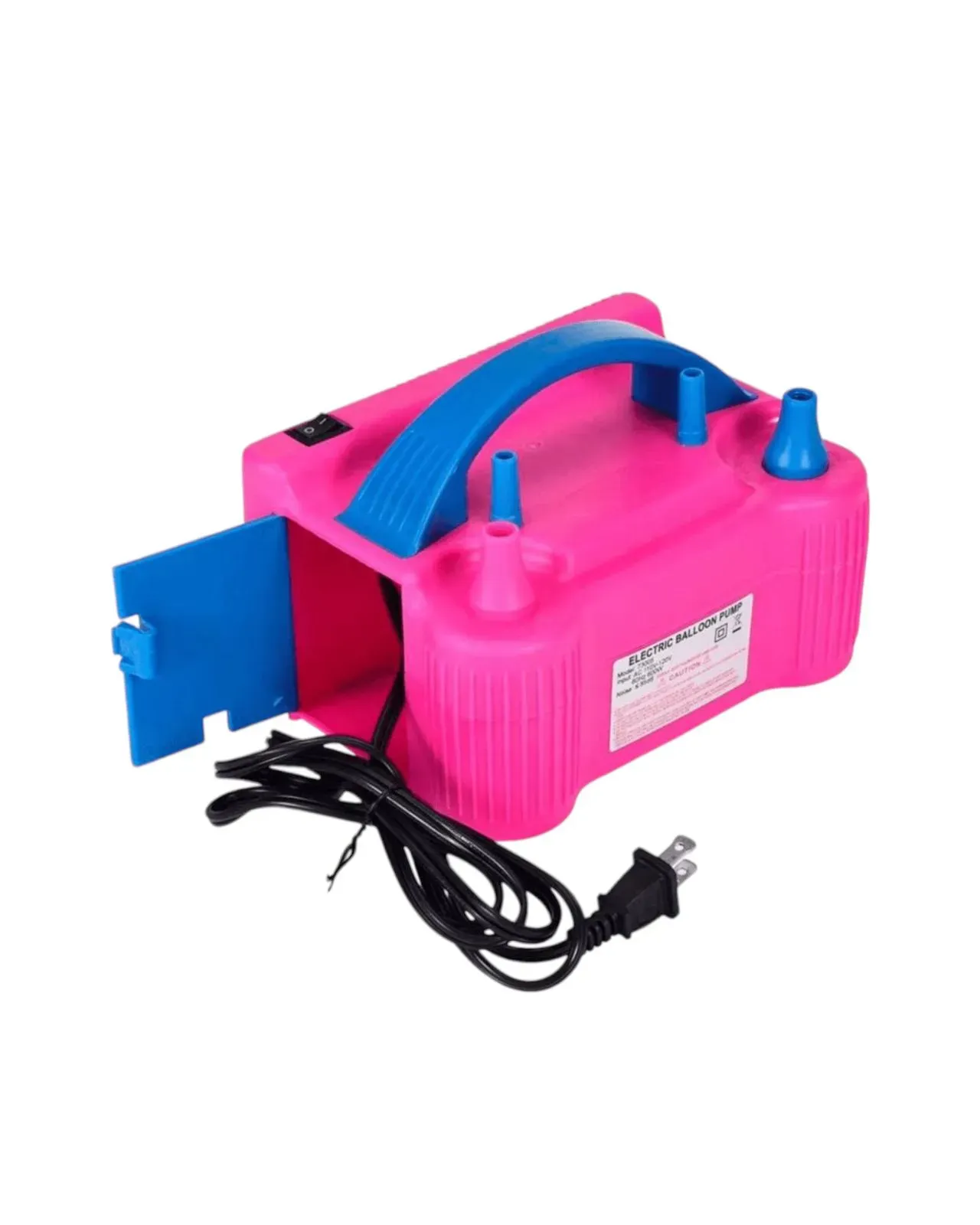 Inflador Electrico Para Globos Doble Rosado