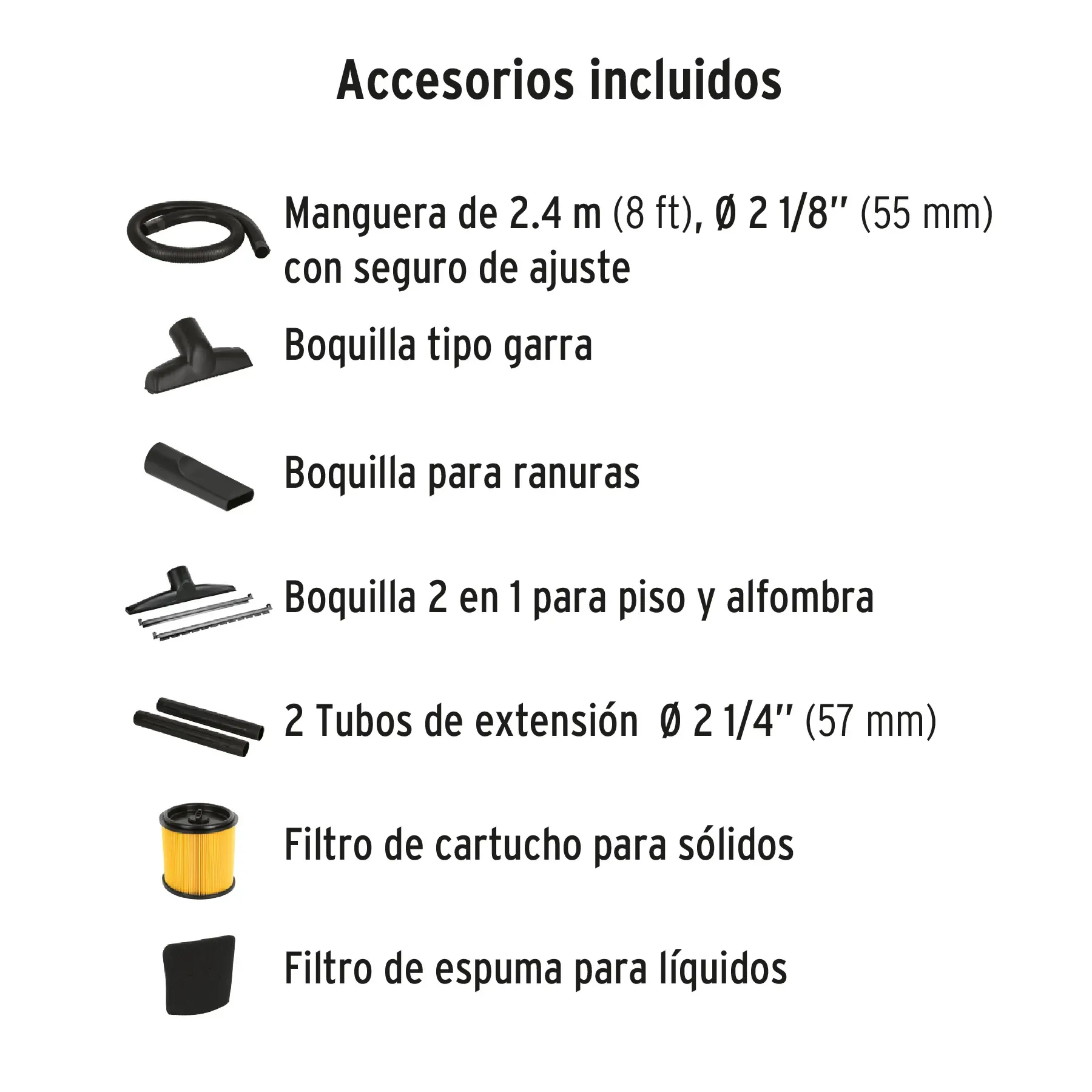 Aspiradora Industrial Profesional En Acero Inoxidable Truper 12 Galones Solidos Y Líquidos + Accesorios