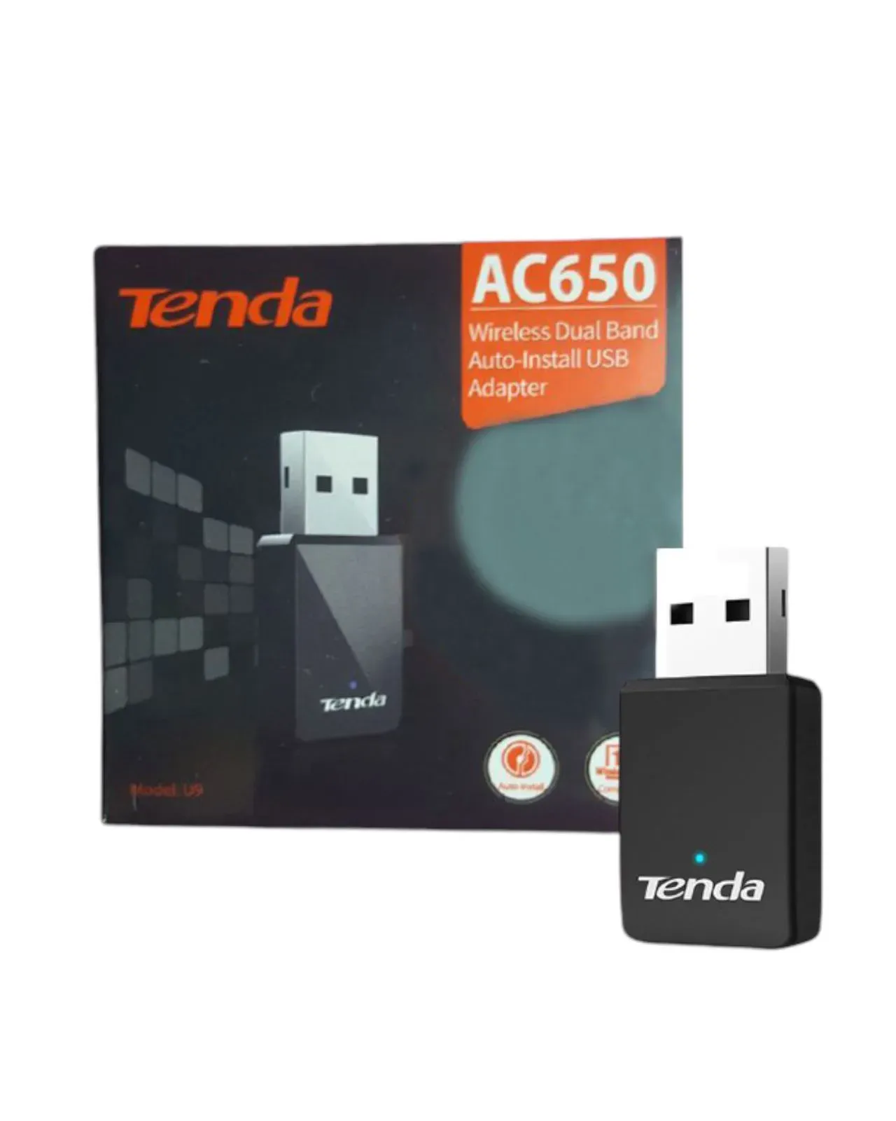 Mini Adaptador Wifi Usb Tenda U9 Dual Band AC650