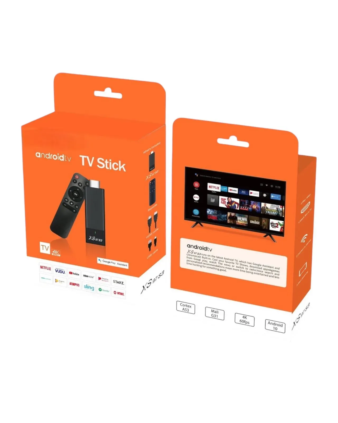 Android Tv Stick Streaming 4K Con Magis Tv  