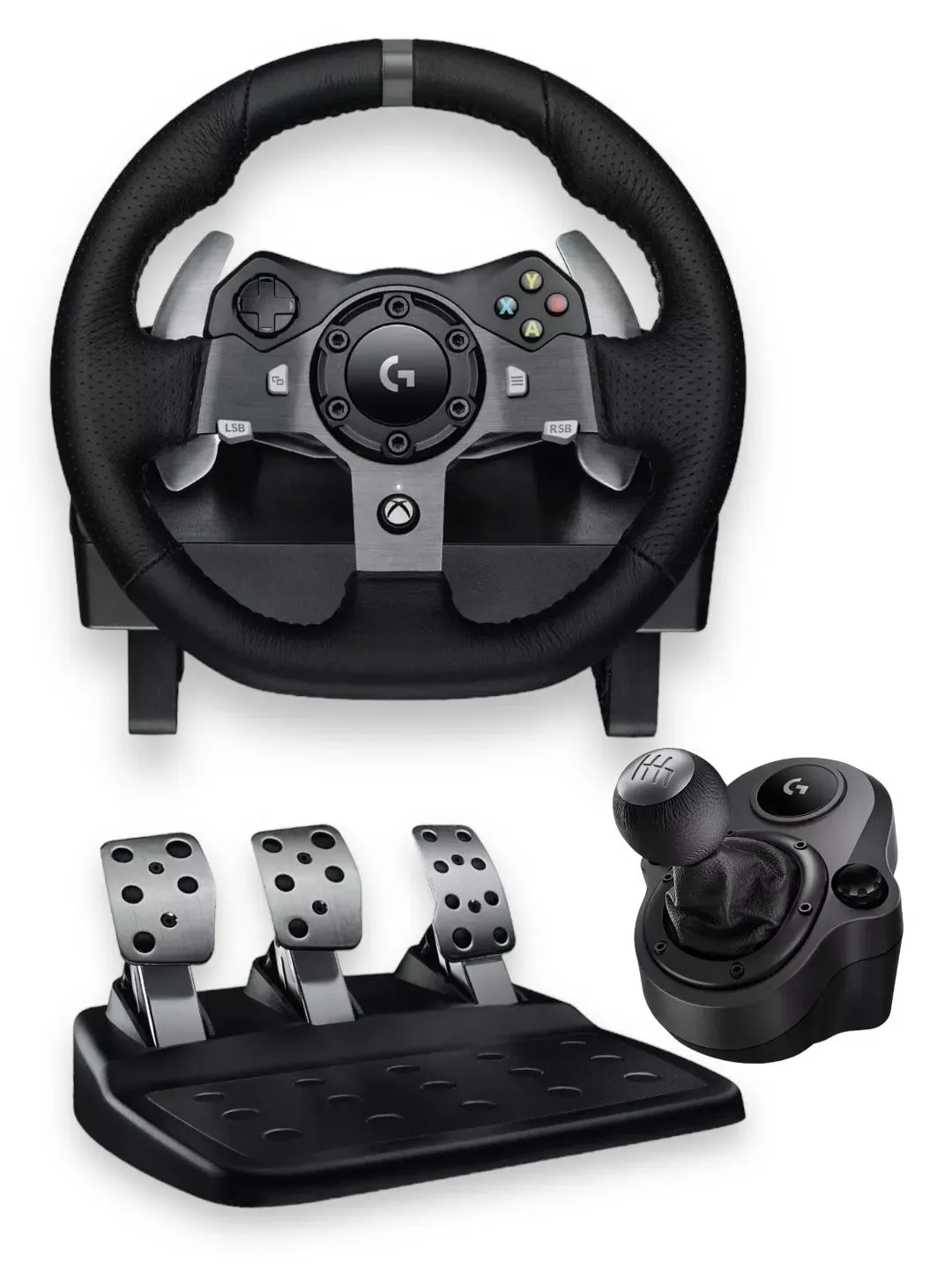 Kit Timon Pedales y Palanca De Carreras G920 Logitech Driving Forcé Shifter by Xbox®  Pc