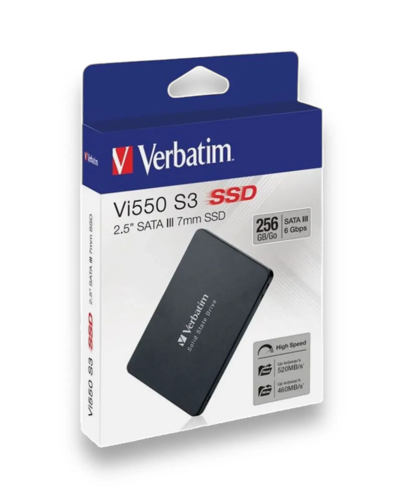 Disco Duro SSD Interno VERBATIM 256Gb Slim Vi550 S3 256GB