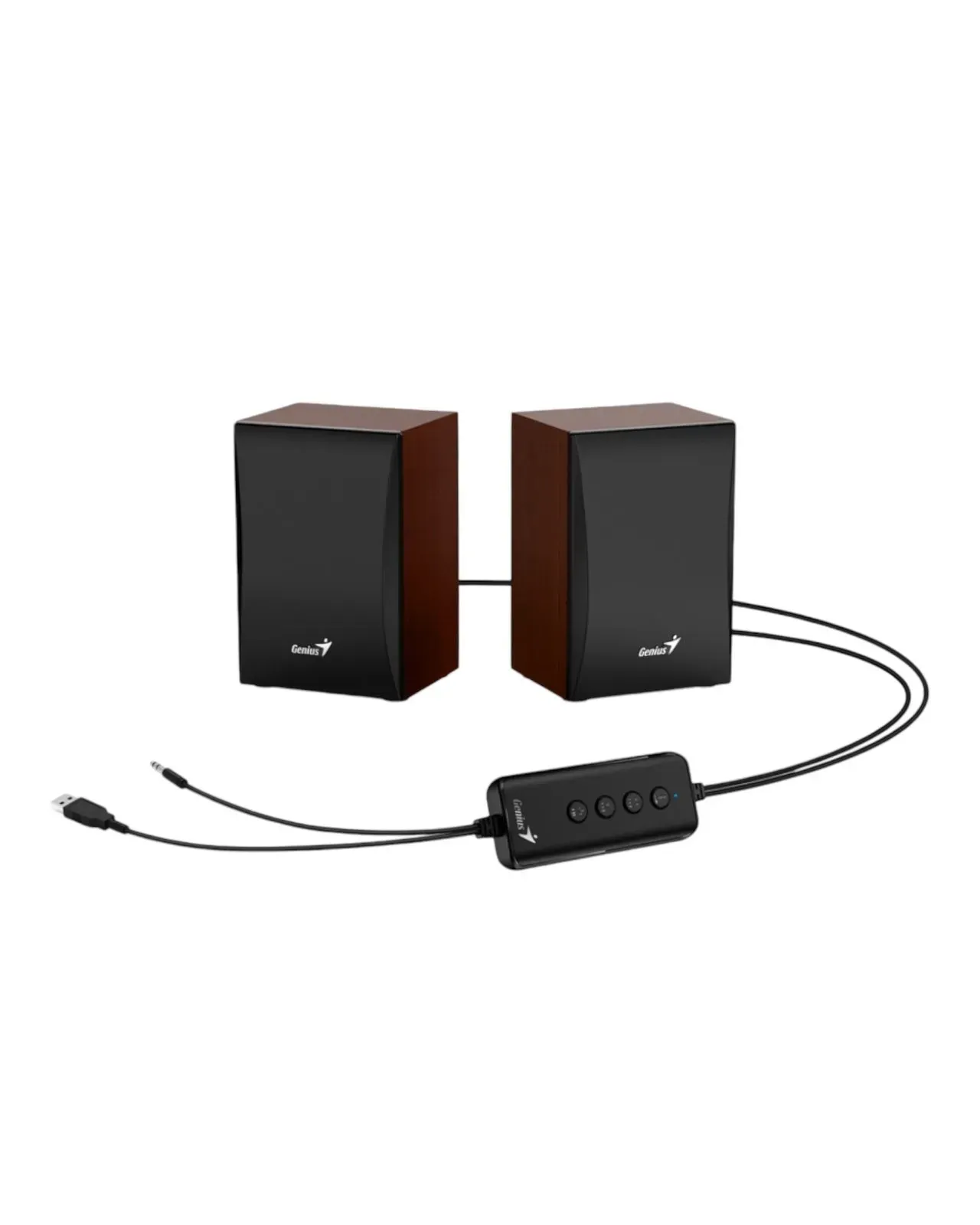 Parlantes Genius Bluetooth Madera  SP-HF380 BT USB