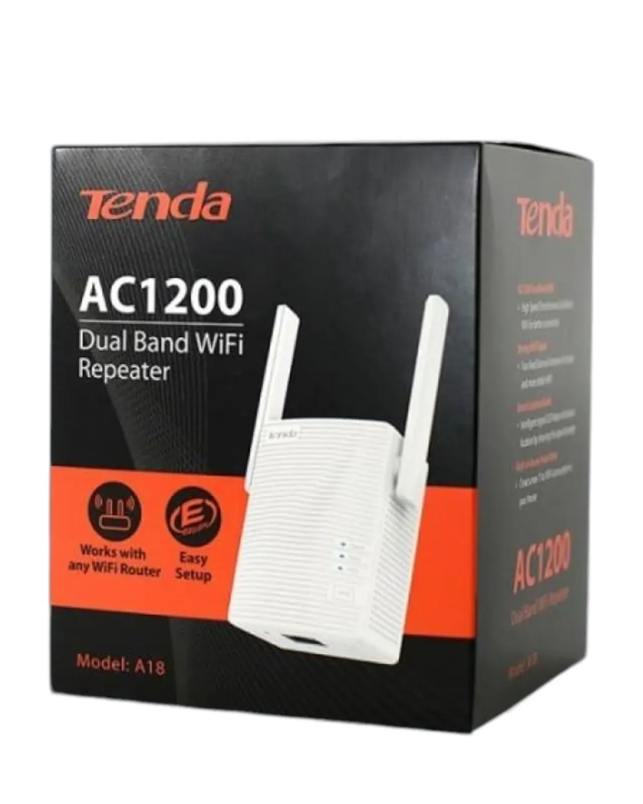 Extensor De Rango WIFI Tenda A18 Dual Band AC1200  