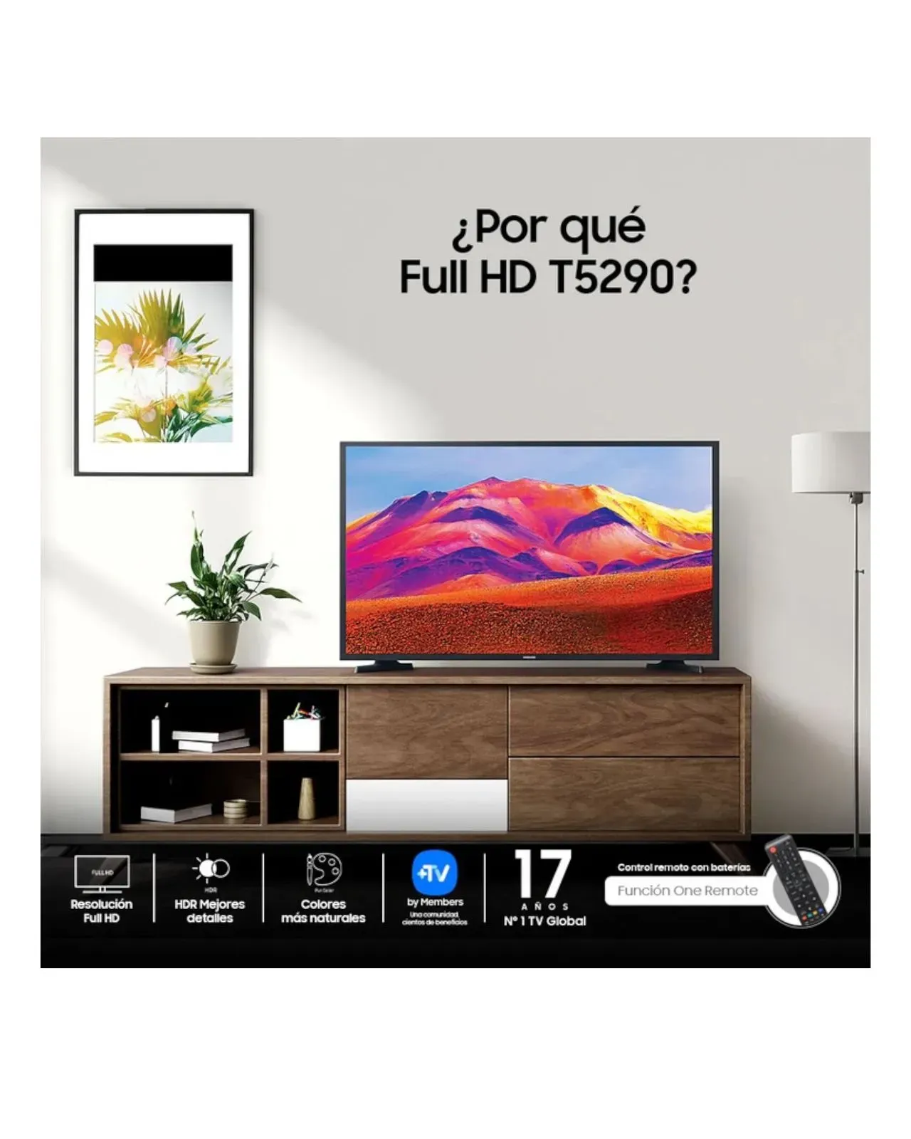 Televisor Smart Tv Samsung FULL HD - Smart Tv - TDT 40" Con Pantalla Led FULL HD