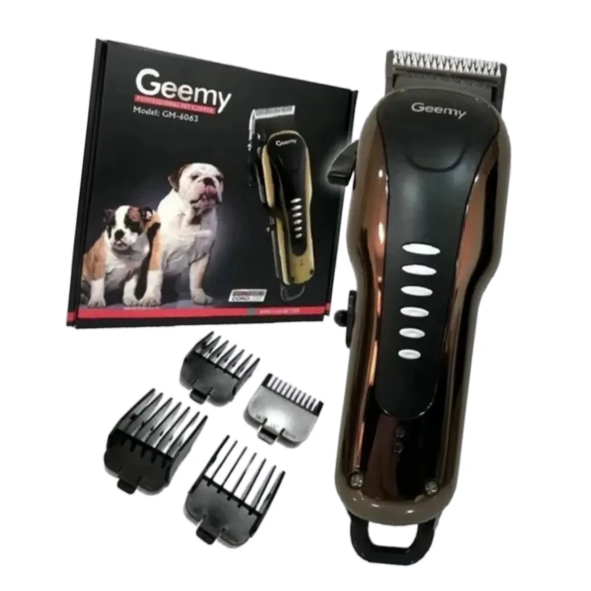 Maquina Peluquera  Recargable Para  Mascotas Profesional Canina Pet Geemy 