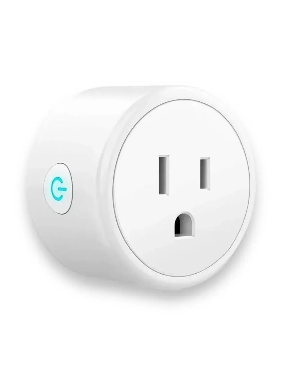 Enchufe Inteligente Wifi Alexa X4 Y Google Nest Smart Plug Color Blanco