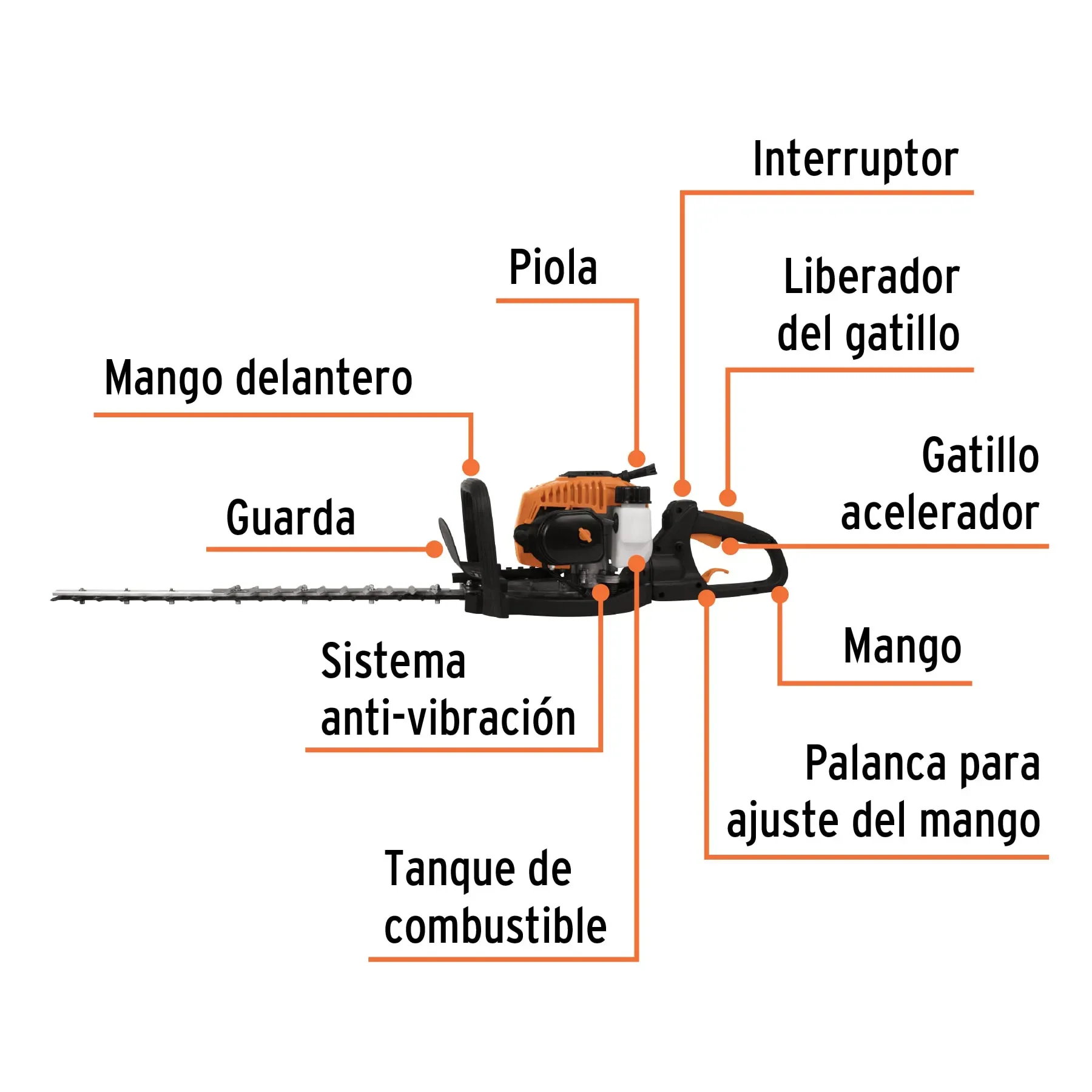 Costasetos Profesional Con Motor A Gasolina 26Cc Truper 