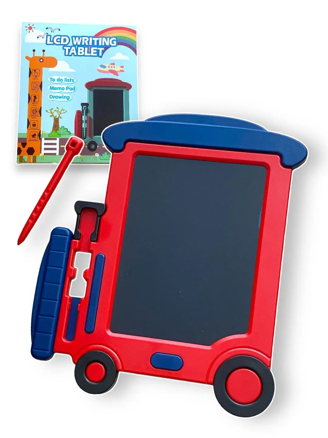 Tablero Magico Lcd Diseños Tabla Escritura Dibujo Para Niños Carro