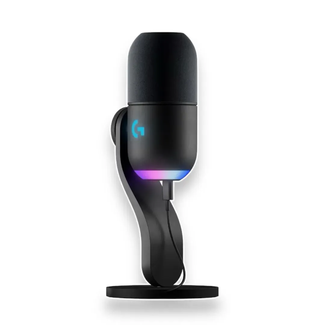 Micrófono Usb Gamer Dinámico Logitech Yeti Gx Rgb Lightsync