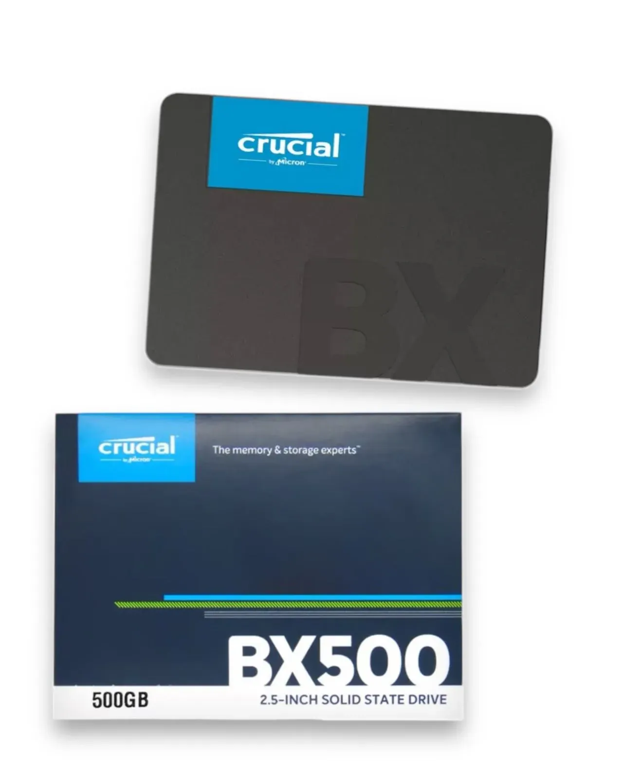 Disco Duro SSD Interno CRUCIAL 500gb Negro Slim