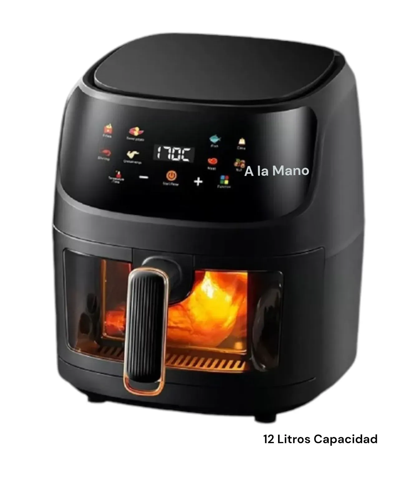 Horno Airfryer Freidora De Aire Digital Sin Aceite Silver Crest 12 Litros + Miel De Abeja 100% Pura