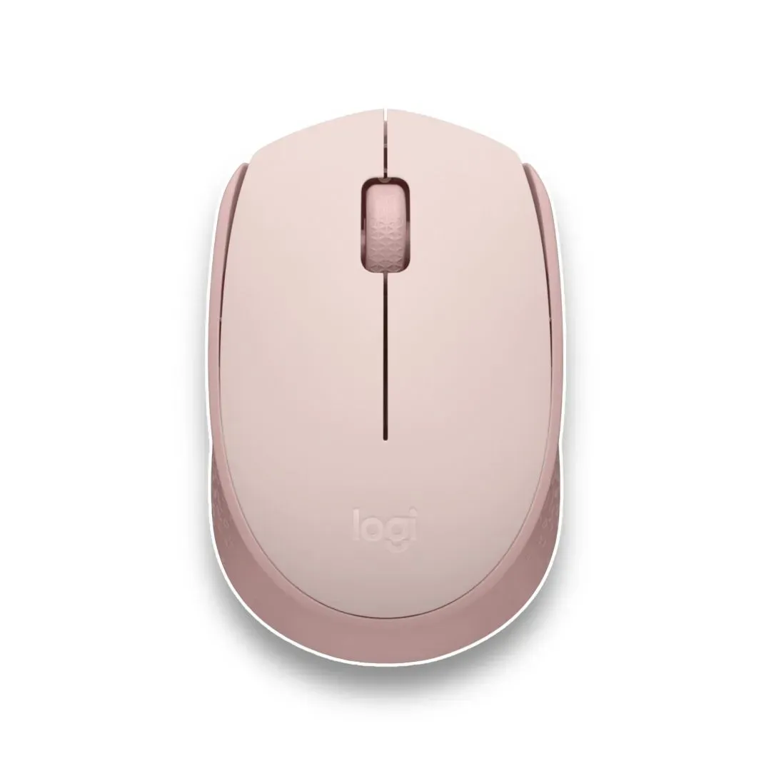 Mouse Optico Inalámbrico Logitech M170 Rosa