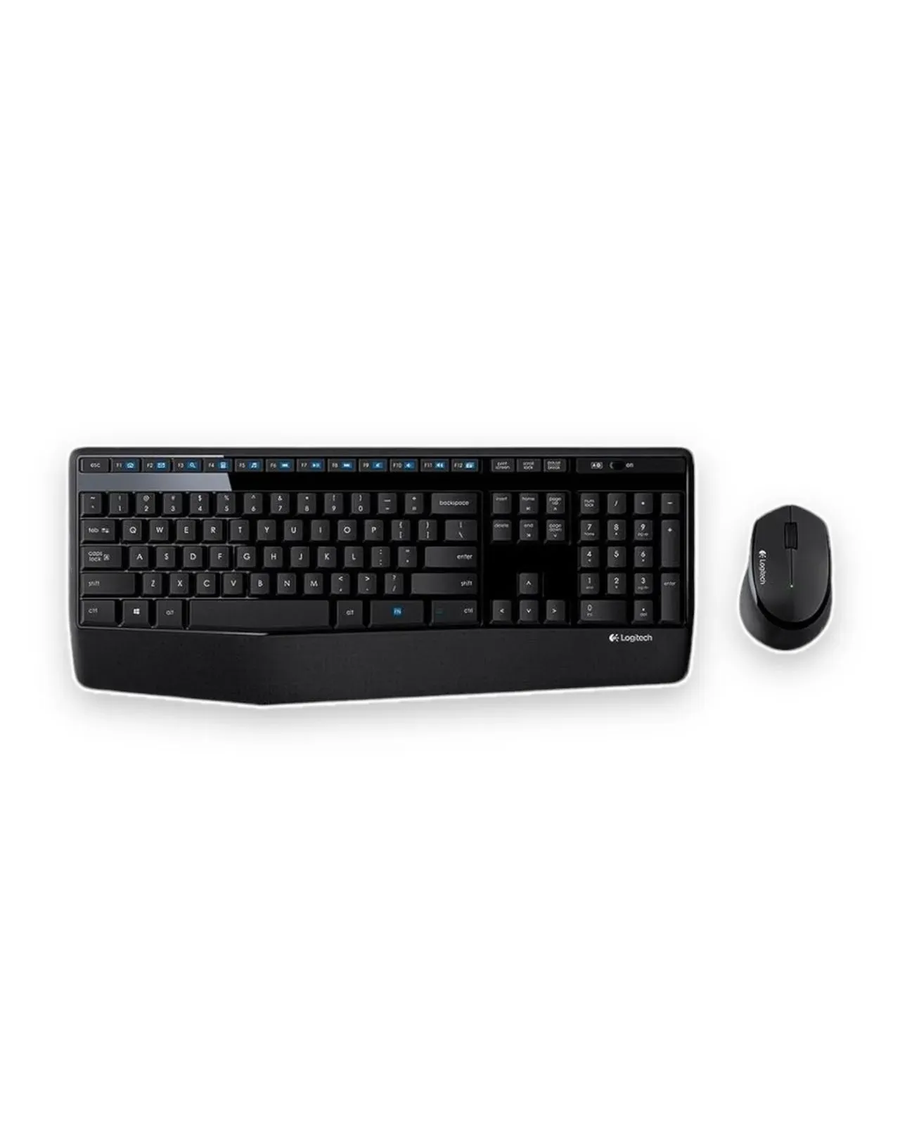 Combo Teclado Y Mouse Logitech Mk345 Inalámbrico Español Color Negro