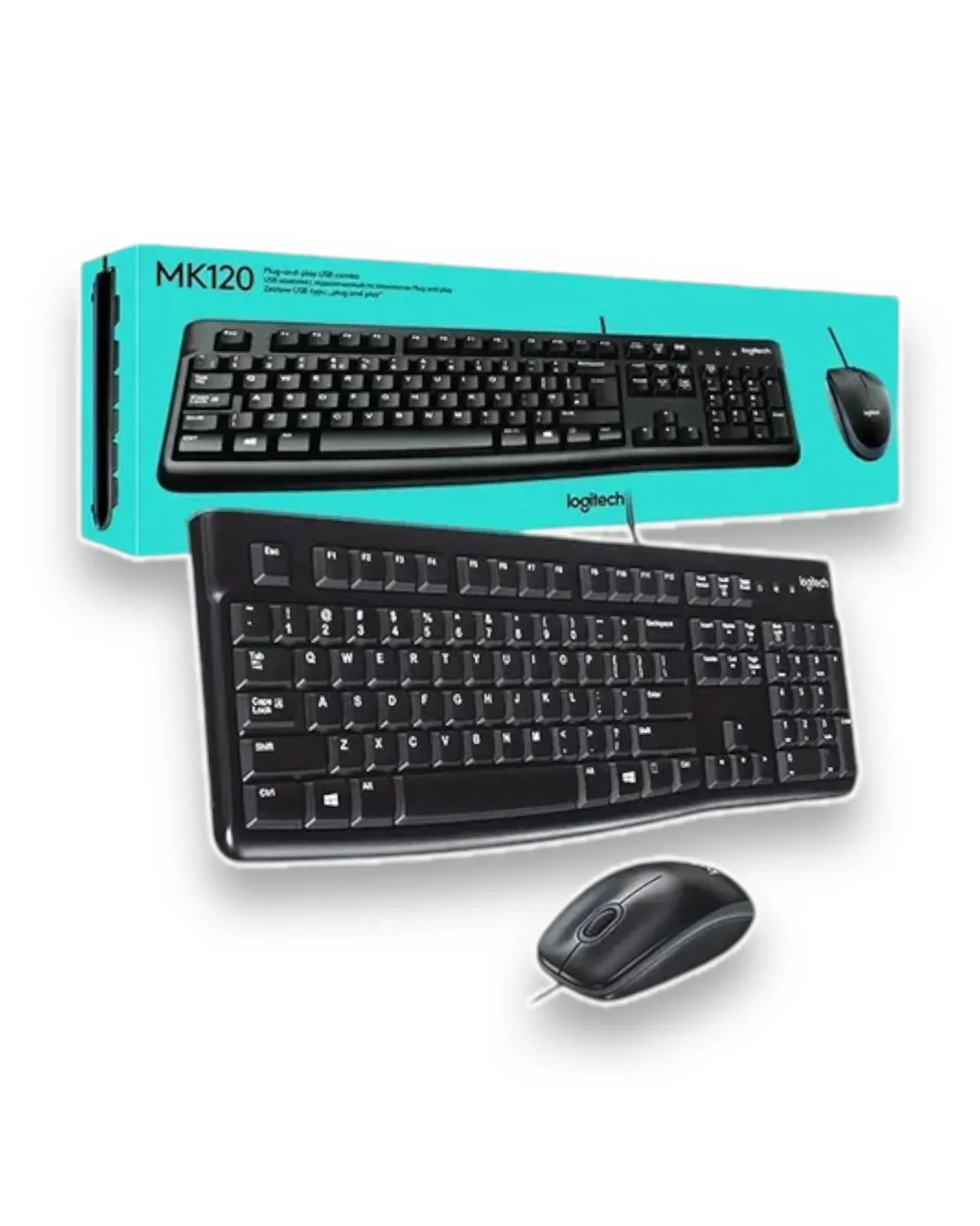 Combo Teclado Y Mouse Logitech Mk120 