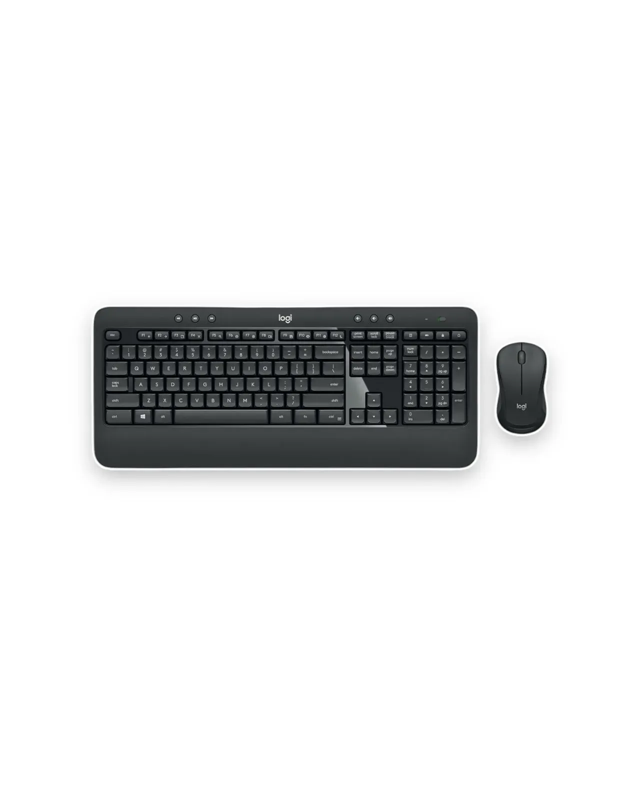 Combo Teclado Y Mouse Logitech Mk540 Inalámbrico Español Color Negro