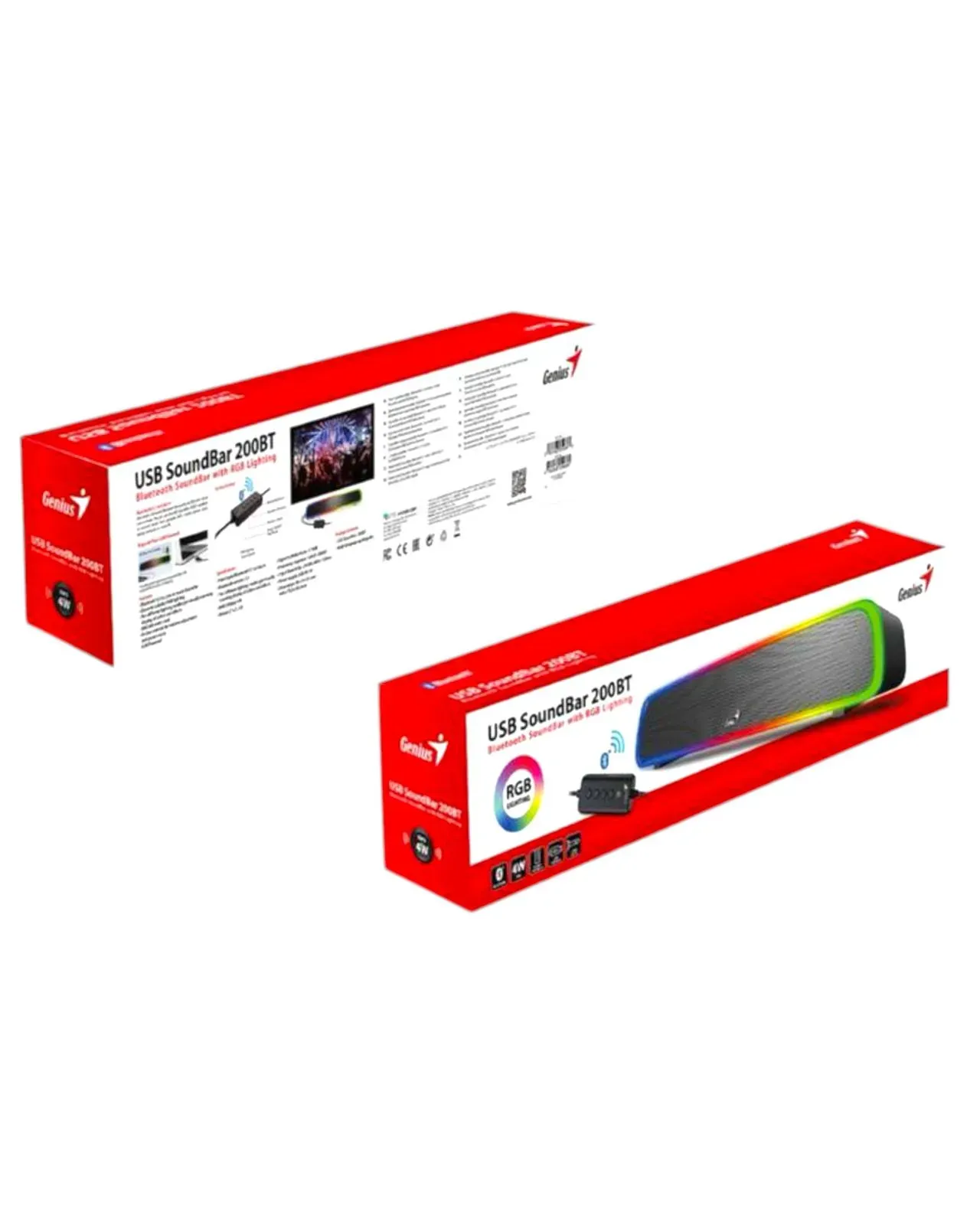 Barra De Sonido Bluetooth Genius Soundbar 200BT 