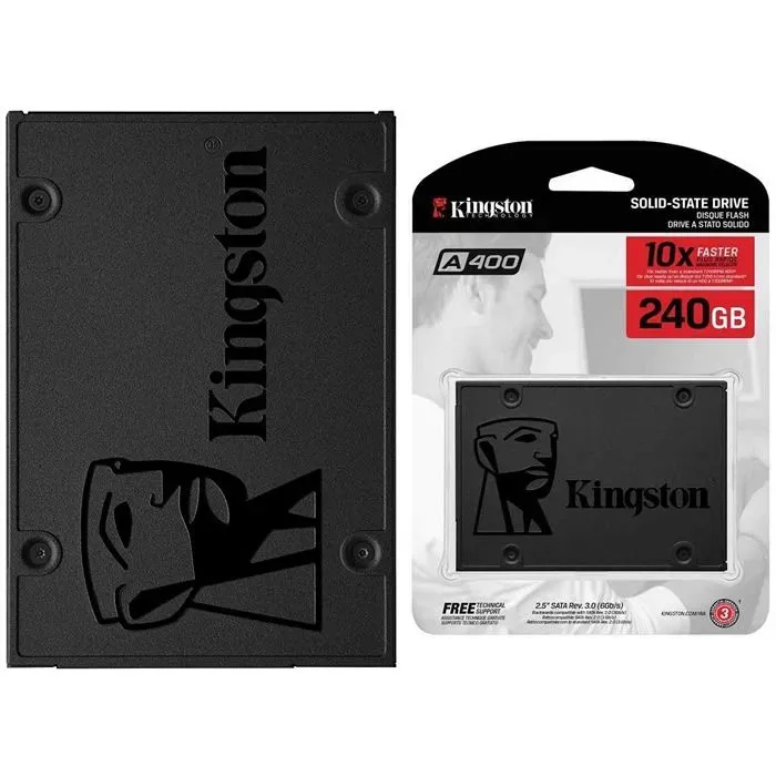 Disco Duro SSD Interno Kingston 240gb Negro Slim A400 240GB