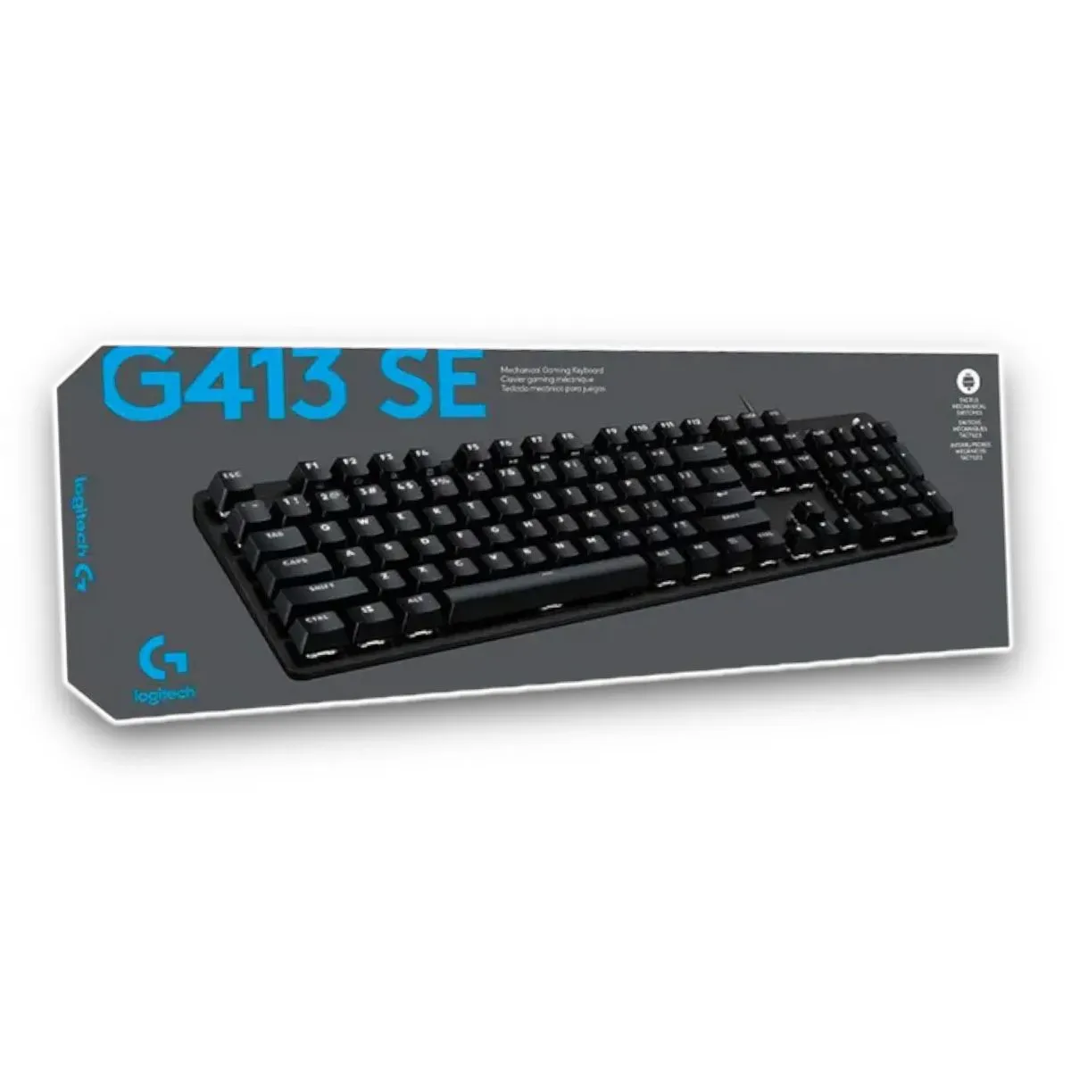 Teclado Mecánico Gamer Logitech G413 Full SE Luz Blanca