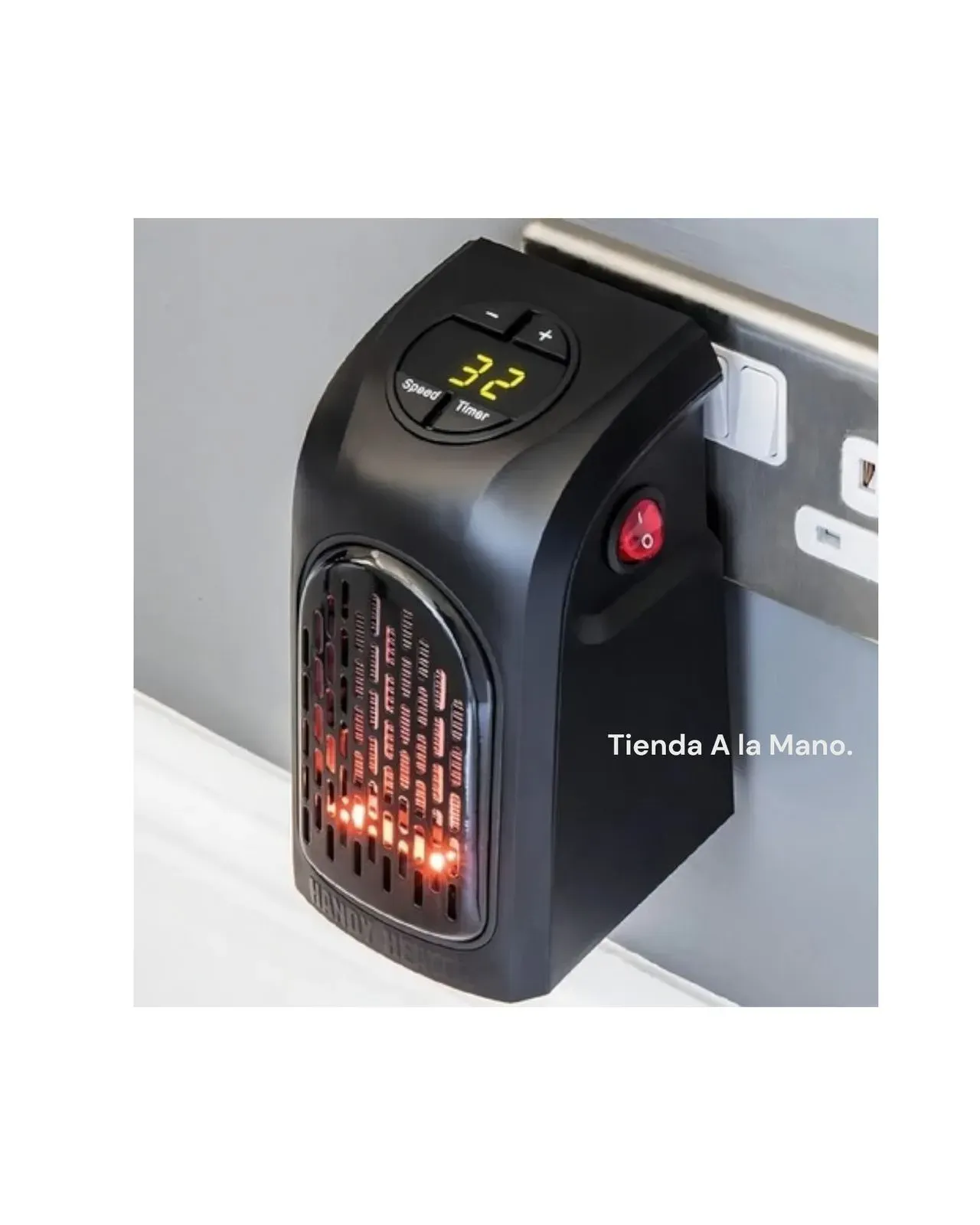 Calentador de Ambiente Portatil  Handy Heater Calefacción Ambiente