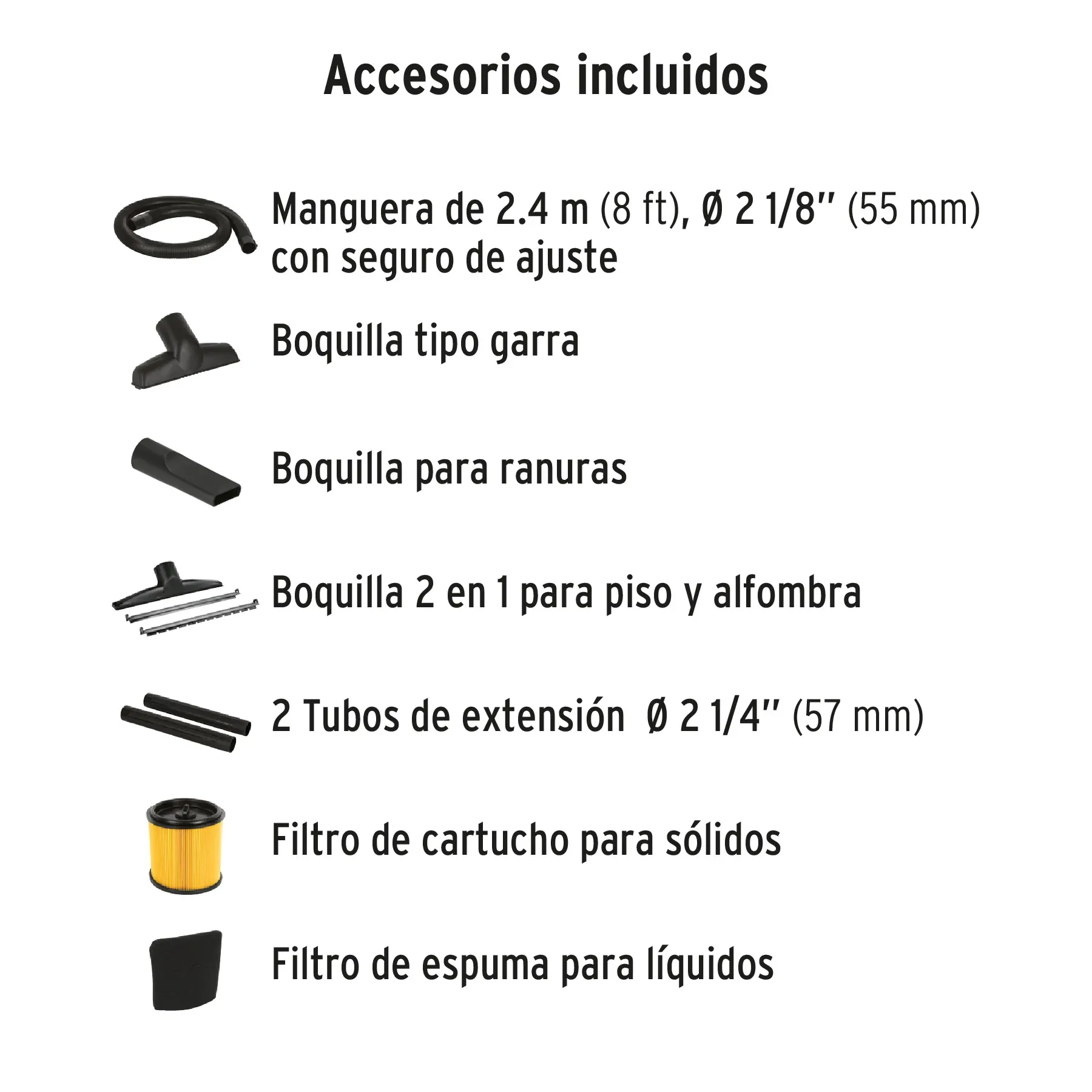 Aspiradora Industrial Profesional En Acero Inoxidable Truper 16 Galones Solidos Y Líquidos + Accesorios