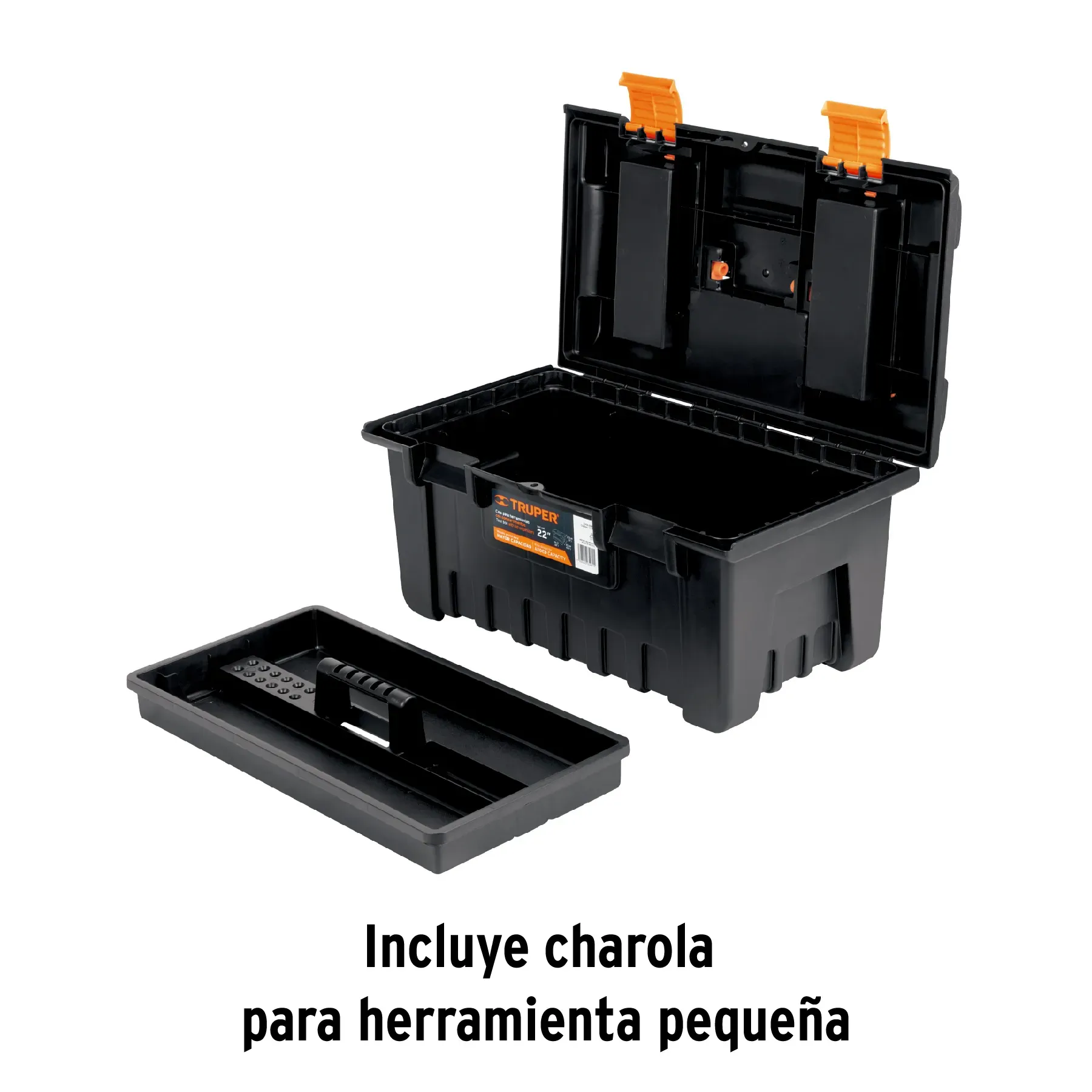 Caja Para Herramienta De 22" Industrial Con Compartimientos Truper