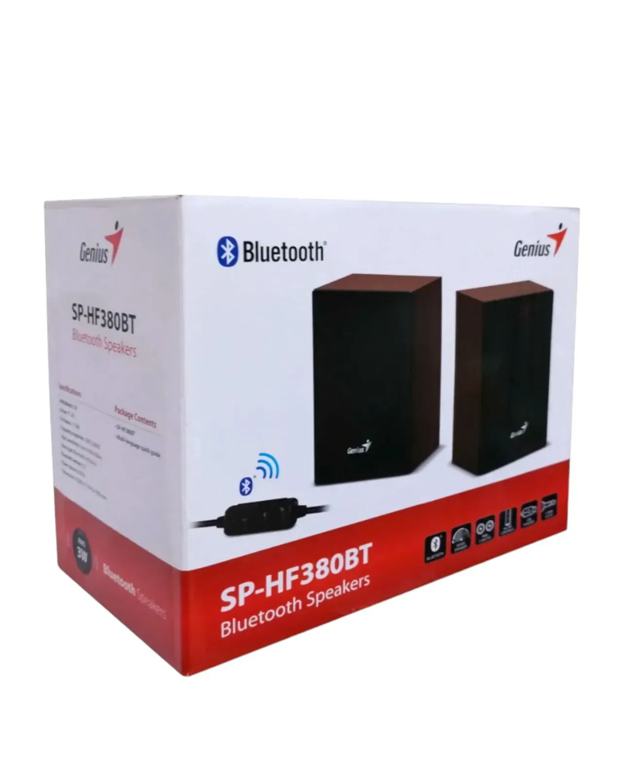 Parlantes Genius Bluetooth Madera  SP-HF380 BT USB