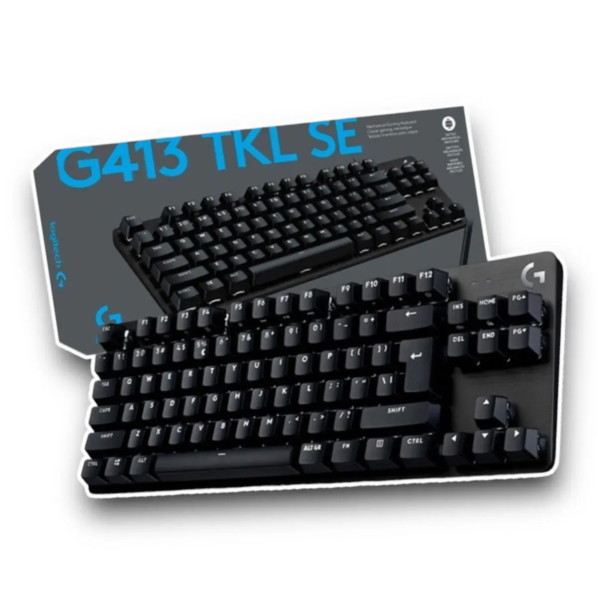 Teclado Mecánico Gamer Logitech G413 Full SE Luz Blanca