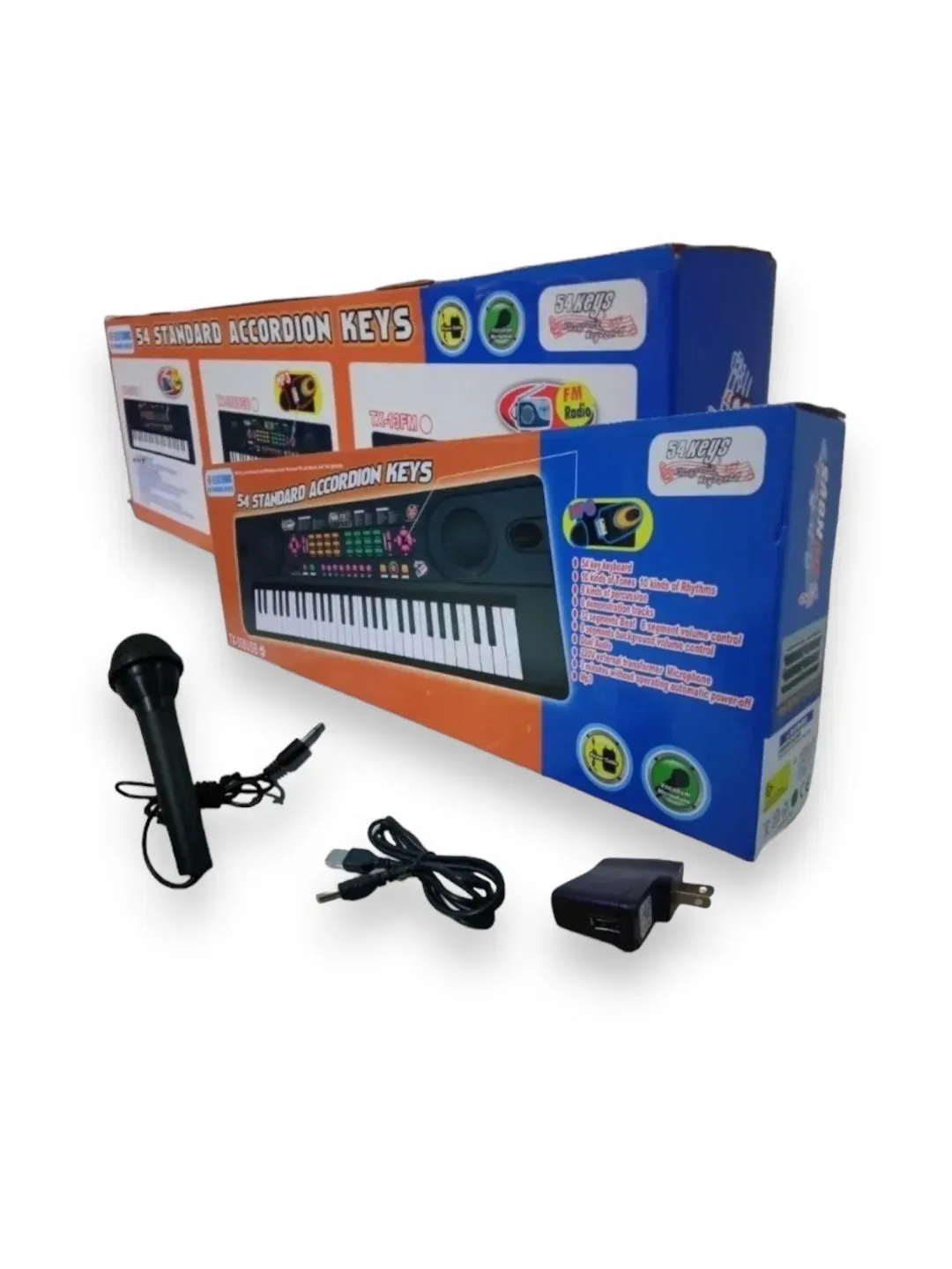 Piano Organeta Electrónica De 54 Teclas Con Usb Y Microfono