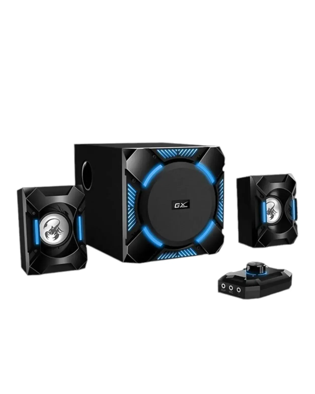 Parlantes Speakers Subwoofer GENIUS SW-G2.1  1200  GX Gamer Scorpion 36W