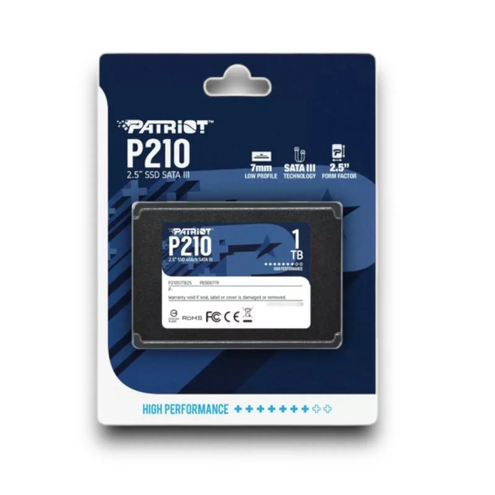 Disco Duro SSD Interno PATRIOT 1 TERA Slim P210 1000GB