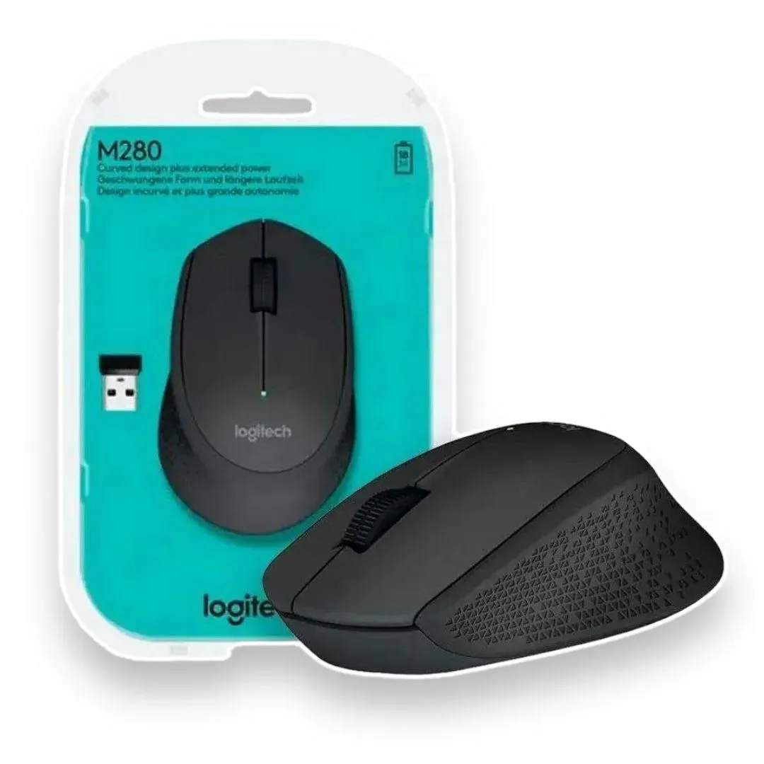 Mouse Logitech M280 Inalámbrico Negro