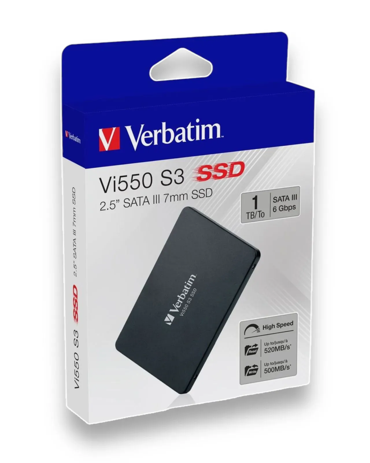 Disco Duro SSD Interno VERBATIM  1 TERA Slim Vi550 S3 1000GB