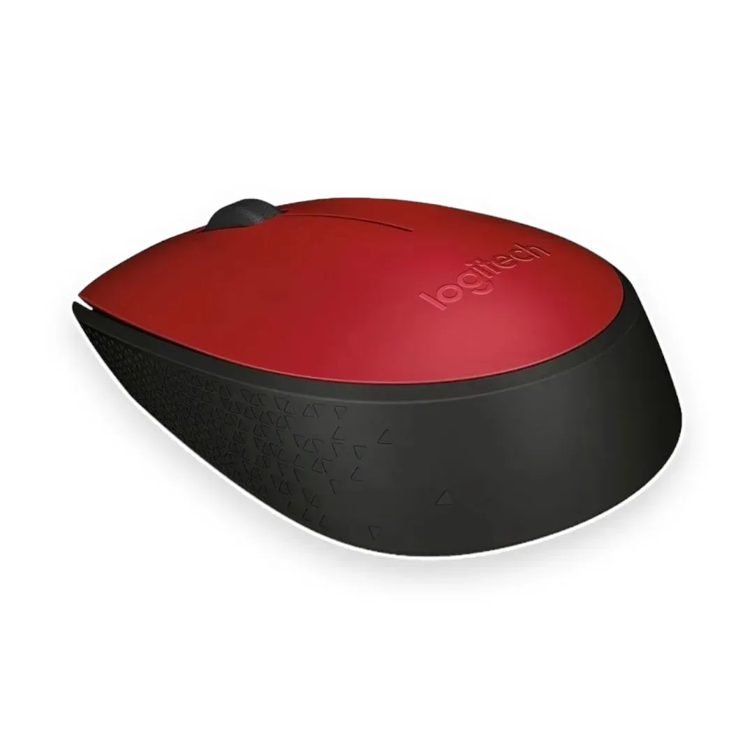 Mouse Optico Inalámbrico Logitech M170 Rojo