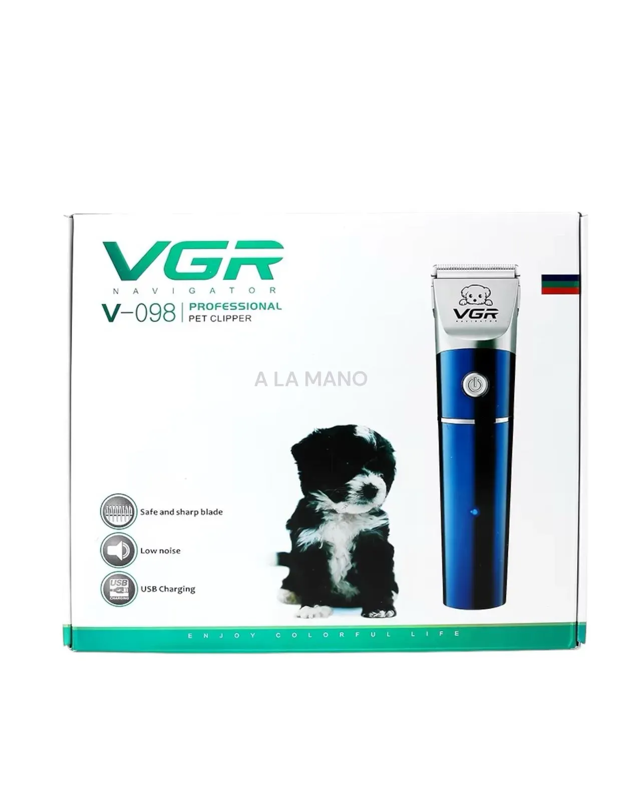 Maquina Peluquera Profesional Para Perros Y Mascotas Vgr-098 Recargable