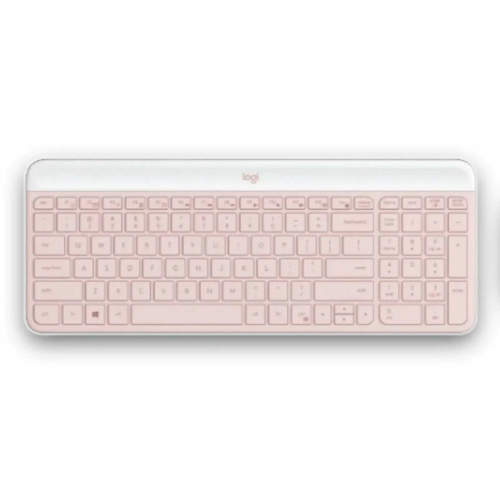 Combo Teclado Y Mouse Logitech Mk470 Inalámbrico Rosado