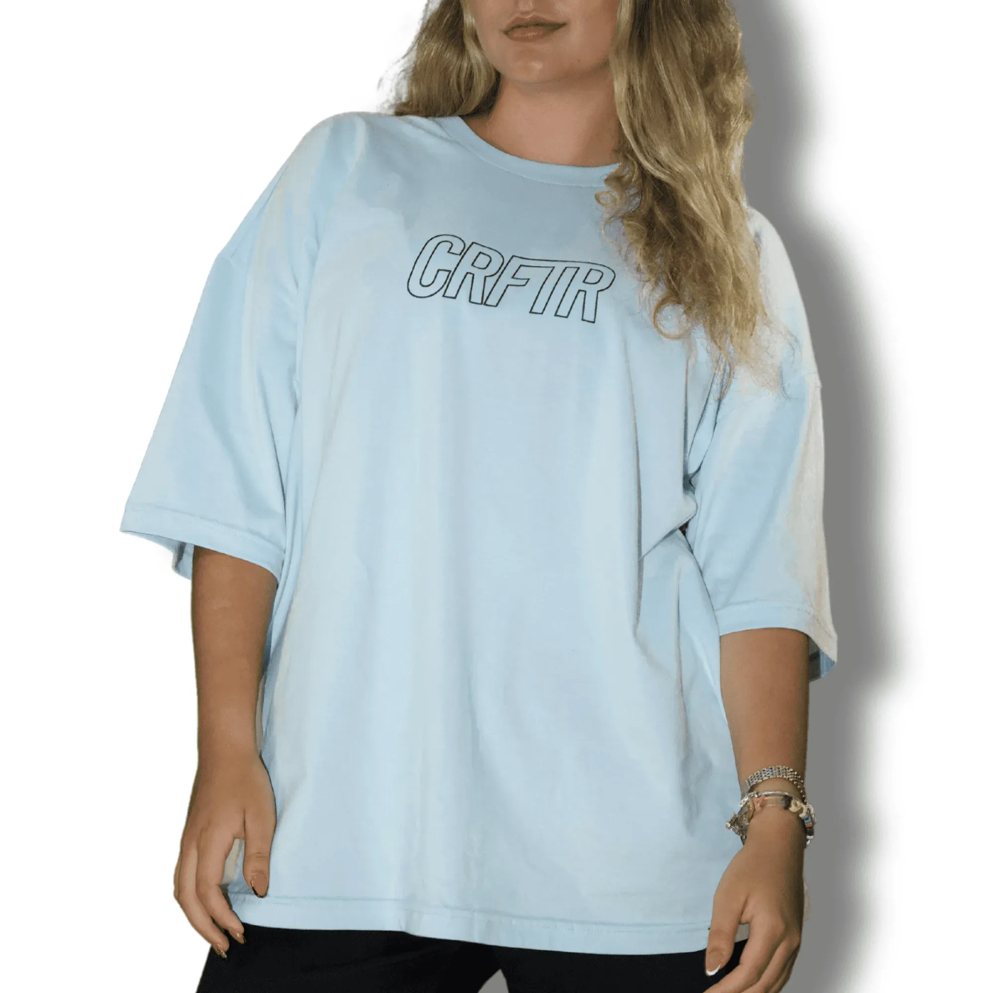 Camiseta oversized Crtf Azul cielo 