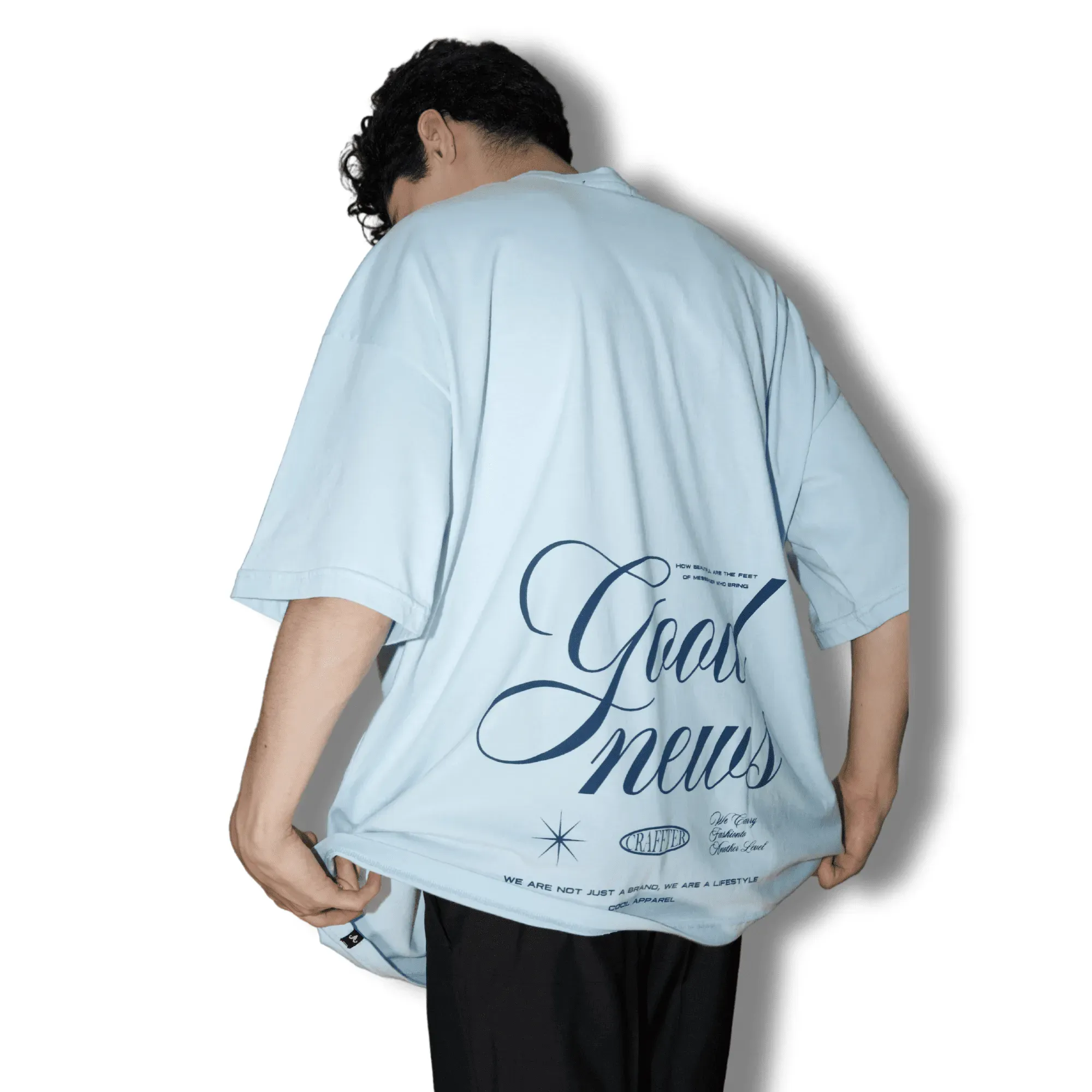 Camiseta oversized Good News