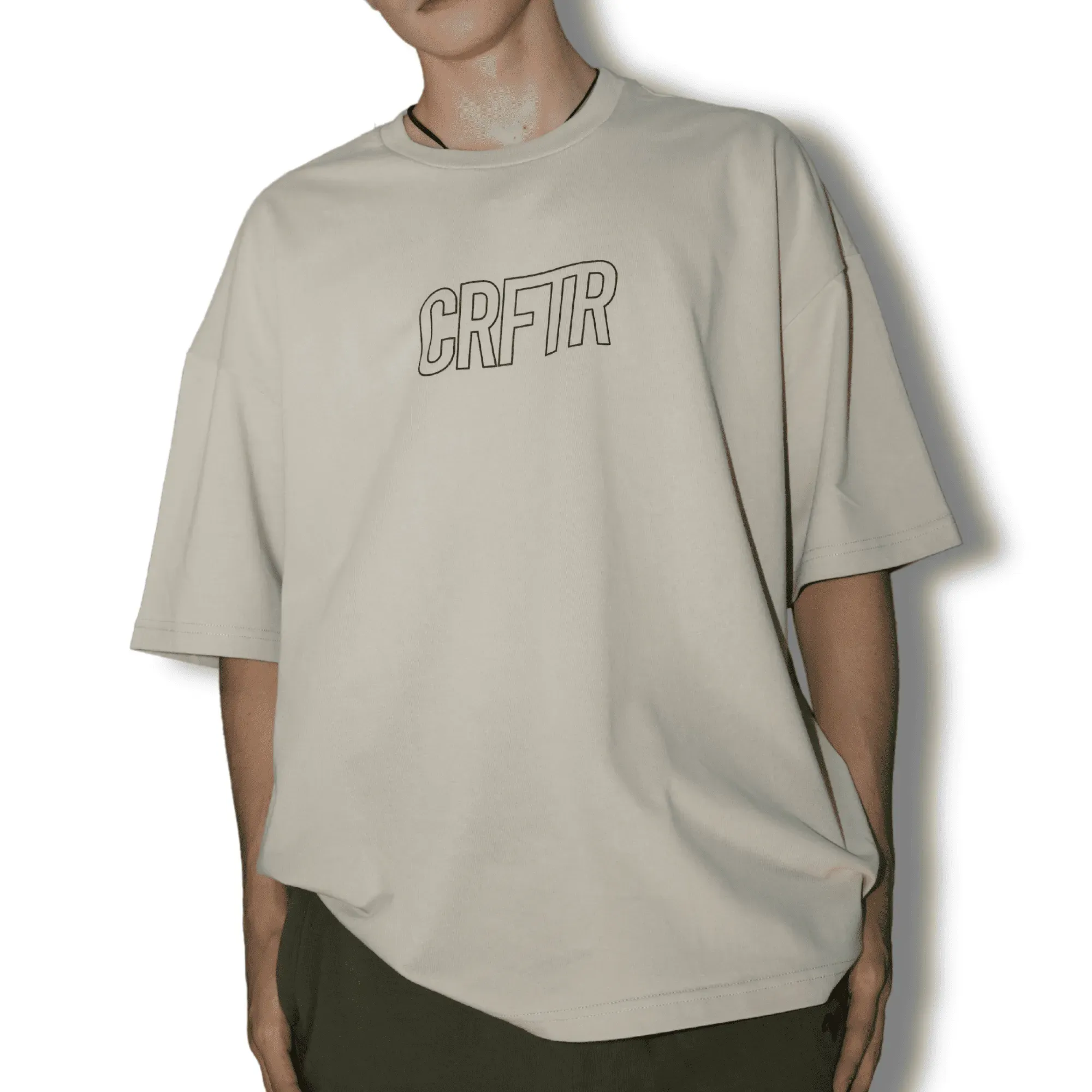 Camiseta  oversized Crtf camel 