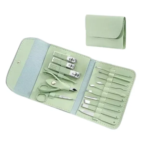 Kit Manicure Y Pedicura 12 Piezas 