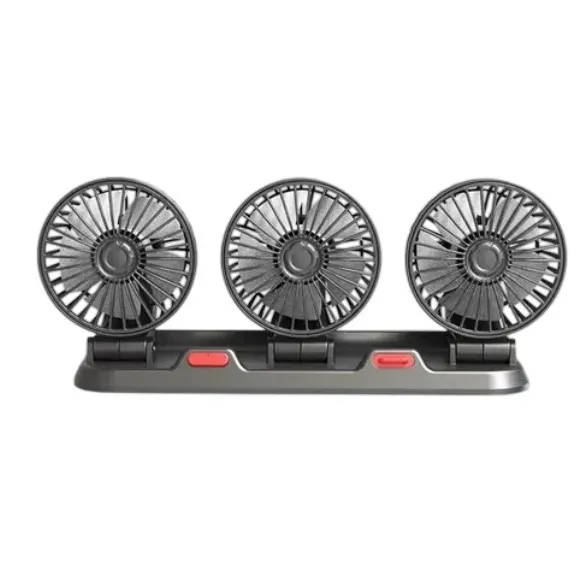 Ventilador Triple Portátil Para Carro 12V