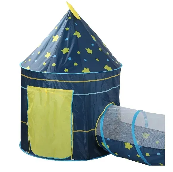 Carpa Castillo De Juegos Para Niños Con Piscina De Pelotas