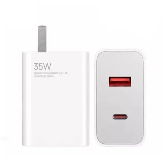 Cargador Xiaomi 35W 1.1 Con Cable Y Dos Entradas