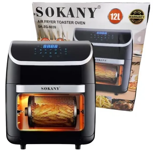 Freidora Digital Tipo Horno Sokany 12 Litros