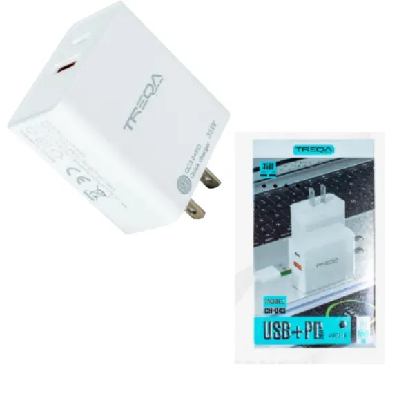 Cargador PD + USB 35 W CH-643